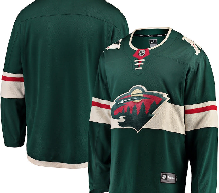 Minnesota Wild NHL Fanatics Breakaway Home Jersey