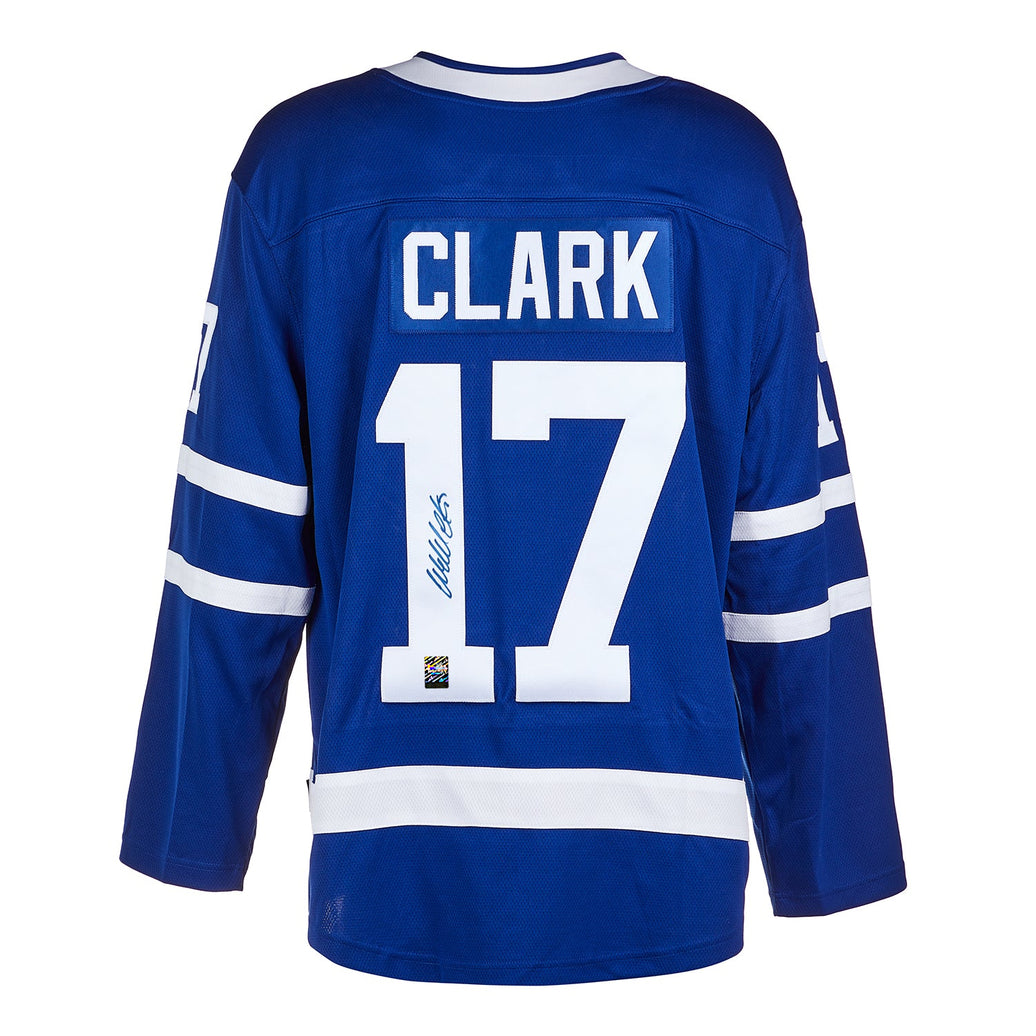 Wendel Clark Signed Toronto Maple Leafs Fanatics Breakaway Home Blue Jersey