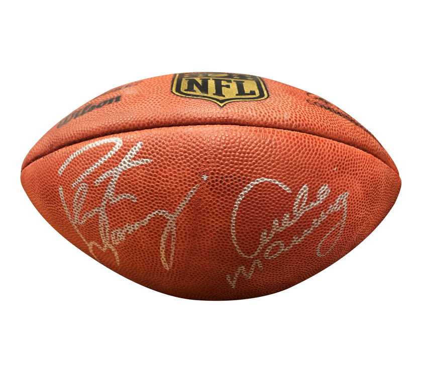 Peyton and Archie Manning Signed Football