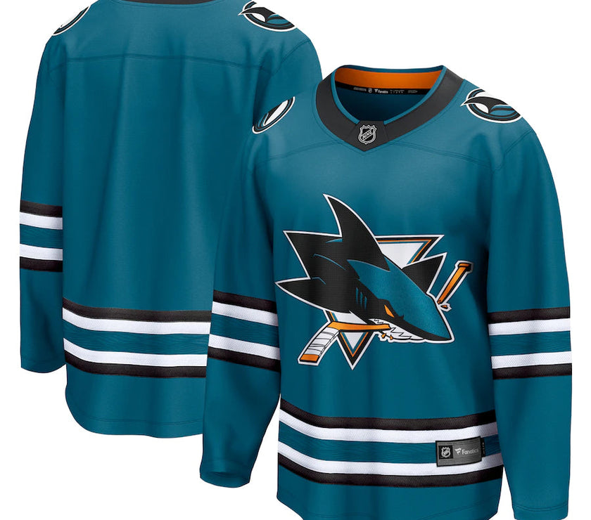 San Jose Sharks NHL Fanatics Breakaway Home Jersey