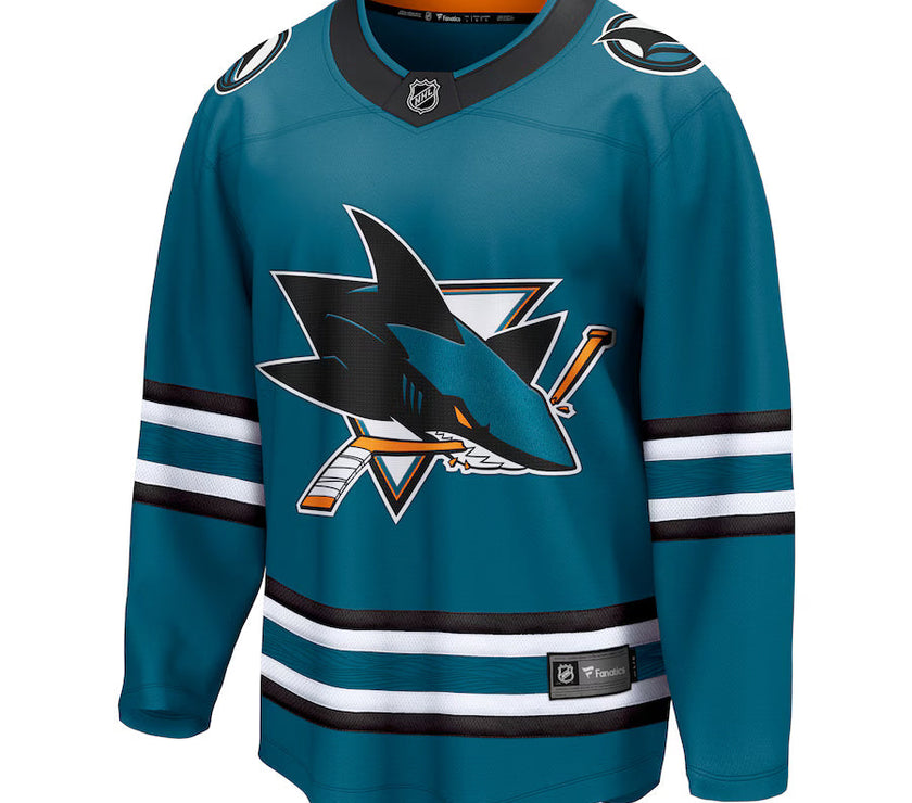 San Jose Sharks NHL Fanatics Breakaway Home Jersey