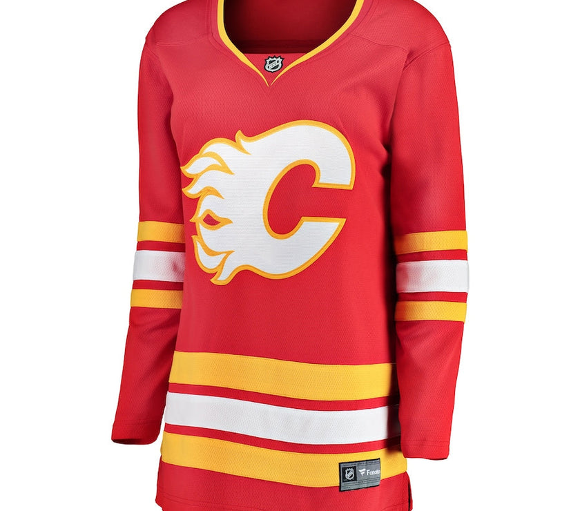 Women's Calgary Flames NHL Fanatics Breakaway Home Jersey