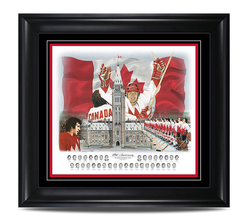 Team Canada 1972 40th Anniversary Print