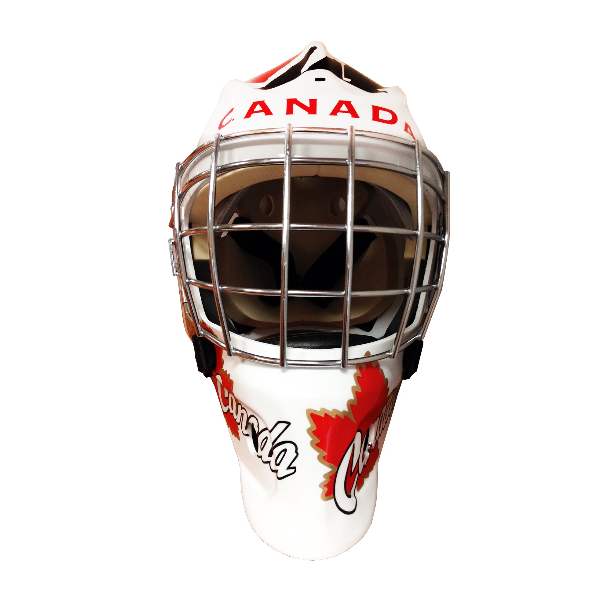 Team Canada 2008 World Juniors Goalie Mask - Signed by Paul Henderson