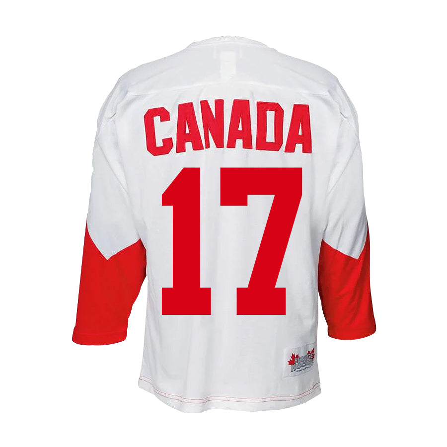 Bill White Team Canada 1972 Summit Series Jersey