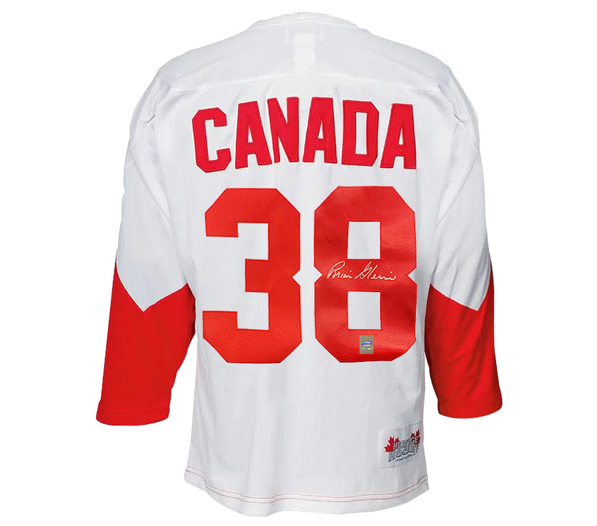 Brian Glennie Signed Team Canada 1972 Summit Series Jersey