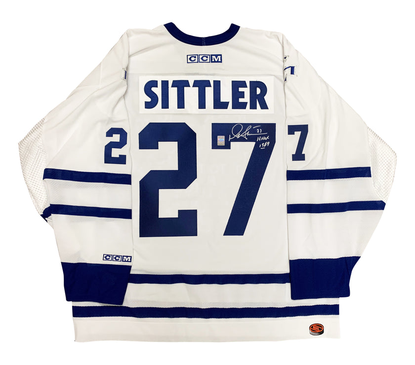 Darryl Sittler Signed Toronto Maple Leafs CCM White Jersey