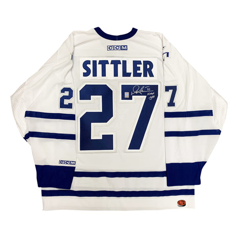 Darryl Sittler Signed Toronto Maple Leafs CCM Away Jersey
