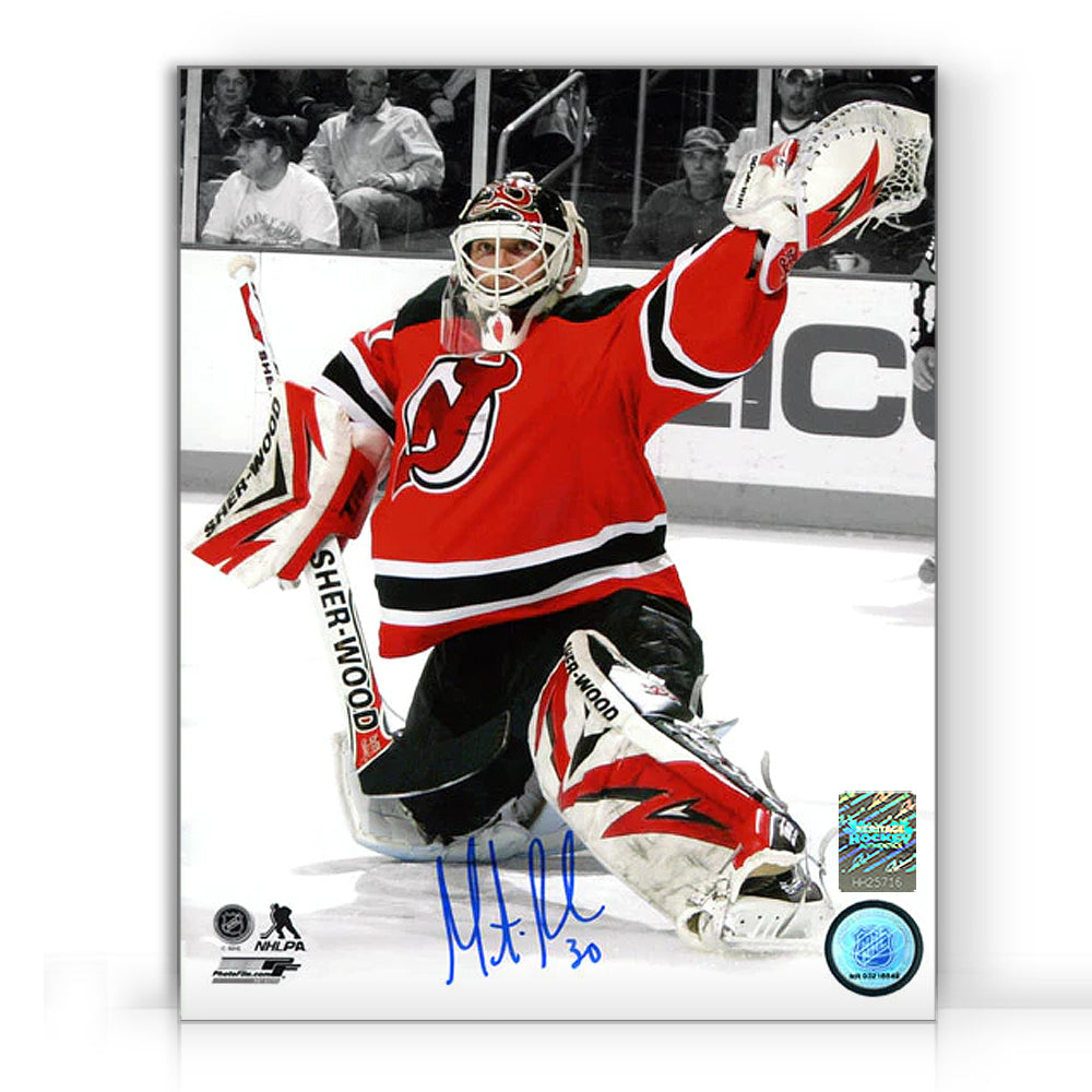 Martin Brodeur Signed New Jersey Devils Goalie Spotlight 8X10 Photo