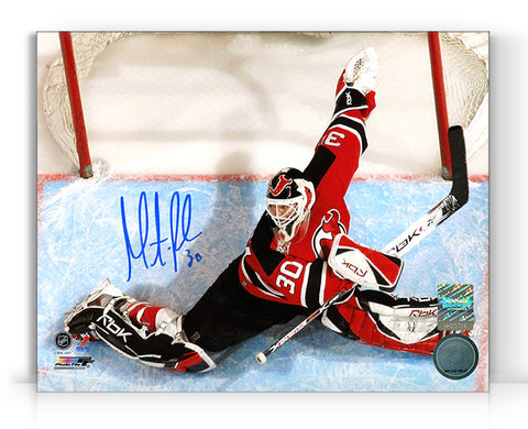 Martin Brodeur Signed New Jersey Devils Overhead 8X10 Photo