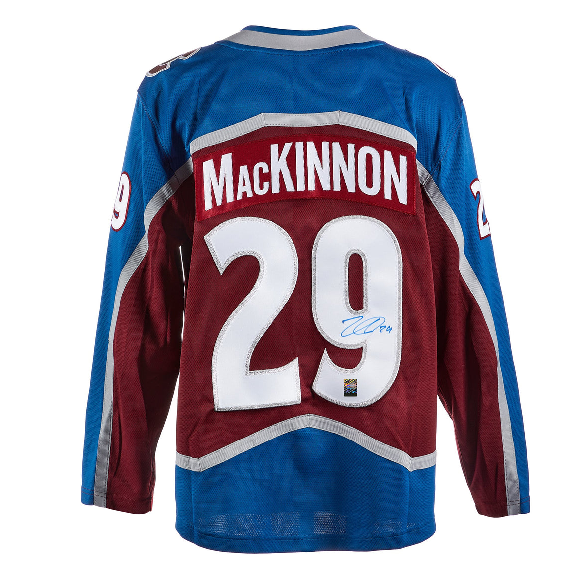 Nathan MacKinnon Signed Colorado Avalanche Fanatics Breakaway Home Maroon Jersey