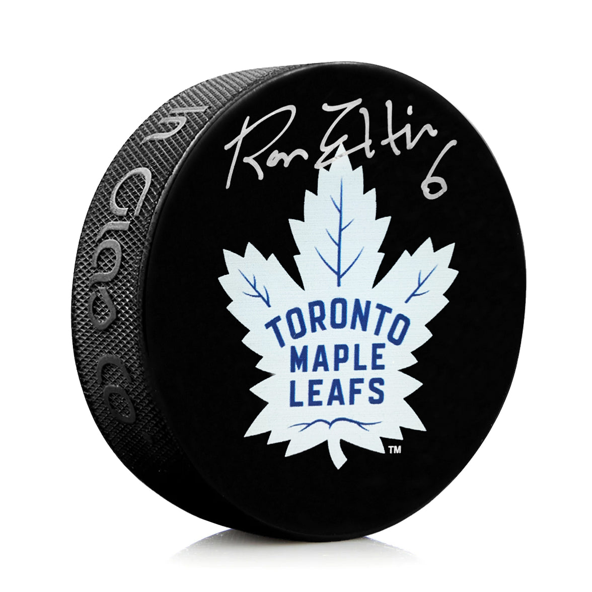 Frederik Andersen a signé la rondelle des Maple Leafs de Toronto