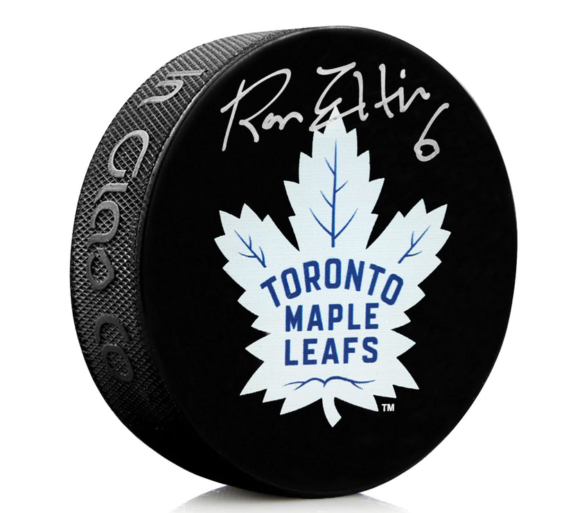 Ron Ellis Signed Toronto Maple Leafs Puck