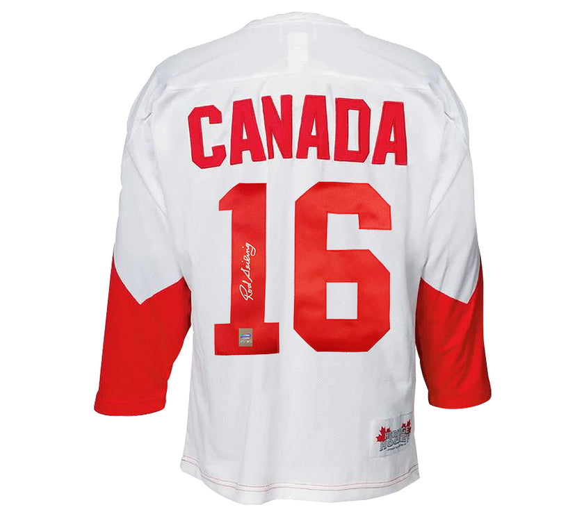 Rod Seiling Signed Team Canada 1972 Summit Series Away White Jersey