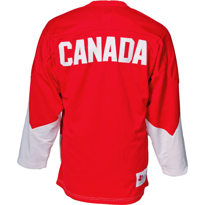 Multi-Signed Team Canada 1972 Summit Series Home Red Jersey - 20 Signatures