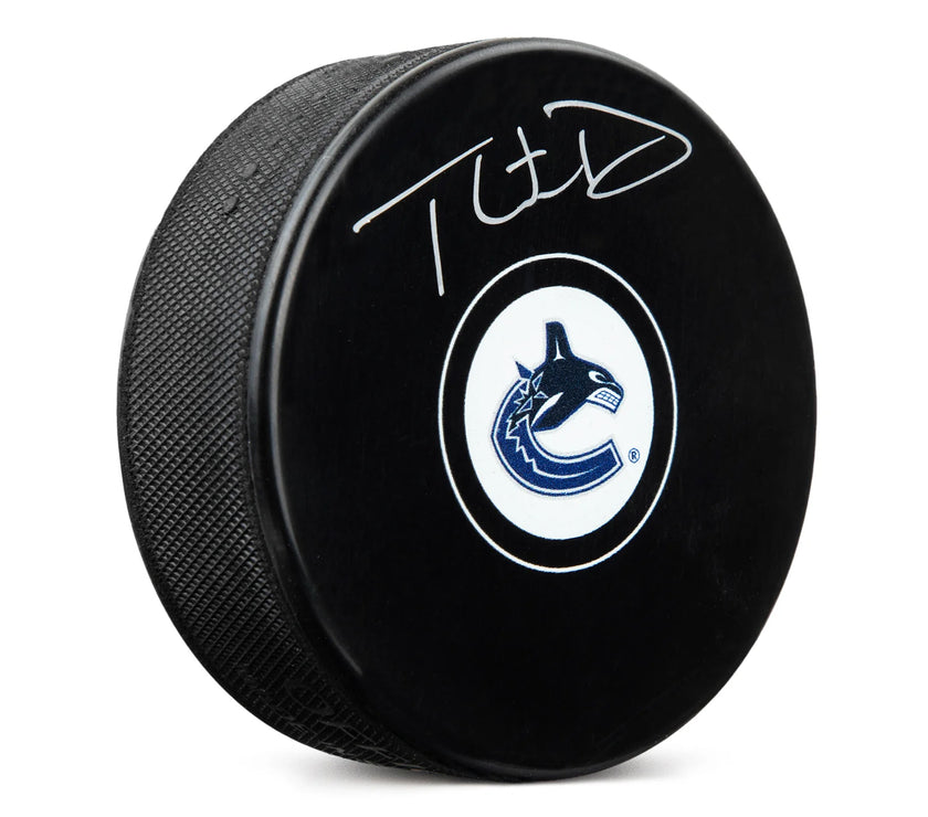 Thatcher Demko Signed Vancouver Canucks Puck