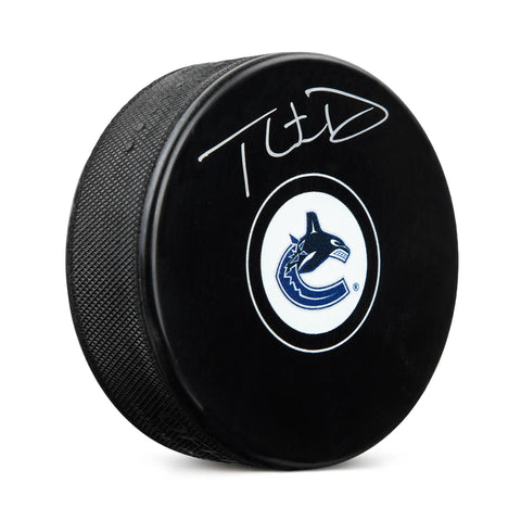 Thatcher Demko Signed Vancouver Canucks Puck