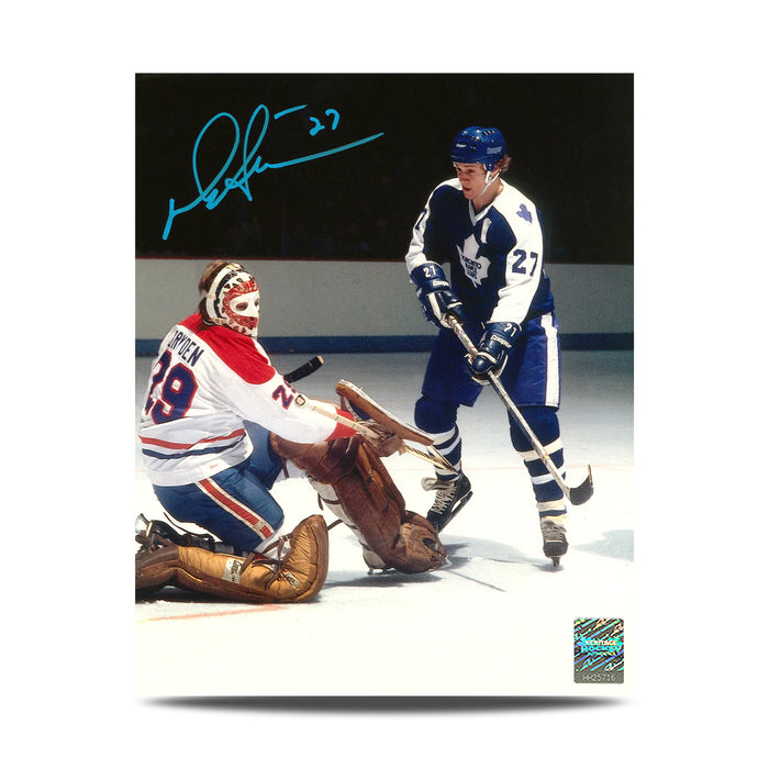 Darryl Sittler Signed Toronto Maple Leafs Hockey Rivalry 8X10 Photo