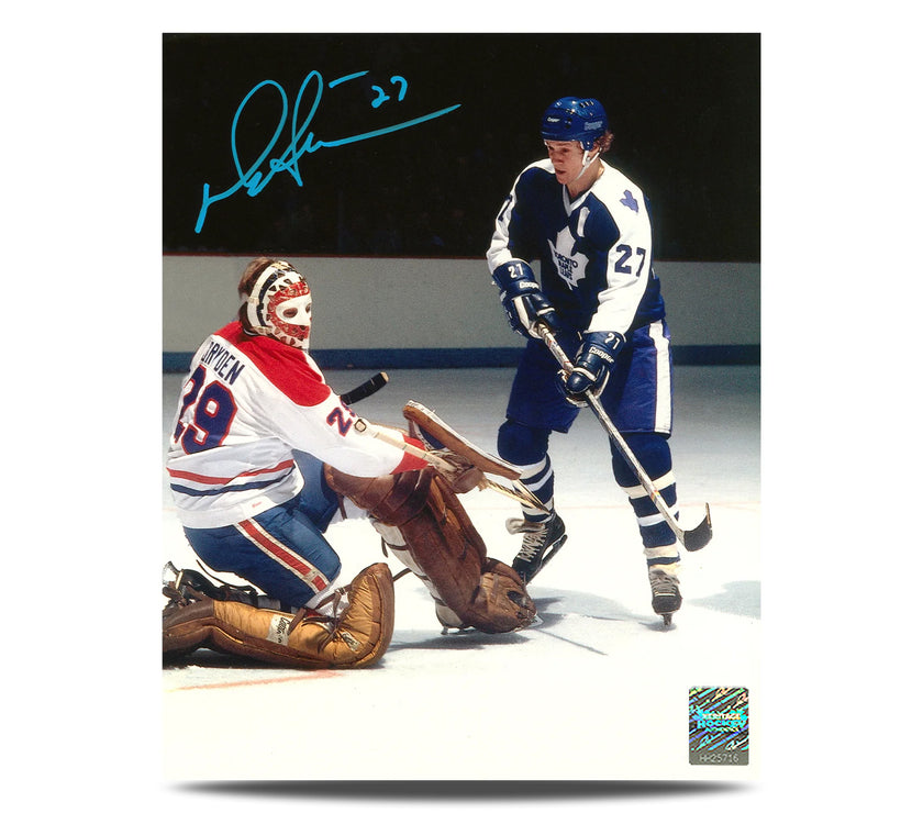 Darryl Sittler Signed Toronto Maple Leafs Hockey Rivalry 8X10 Photo