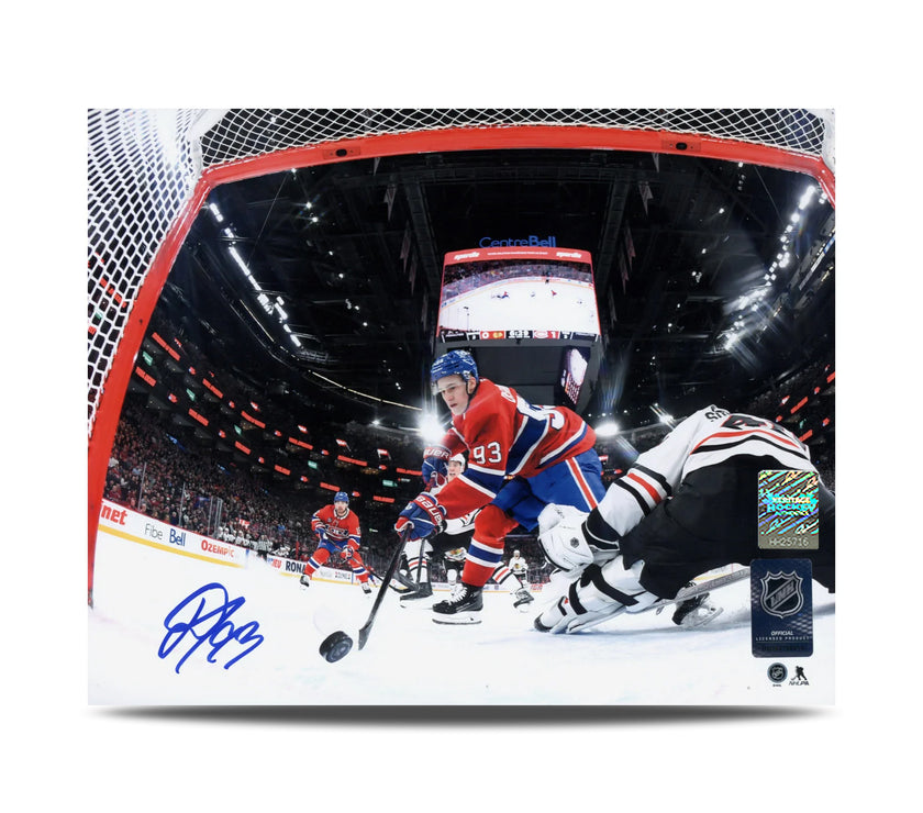 Ivan Demidov Signed Montreal Canadiens 1st NHL Goal 8X10 Photo