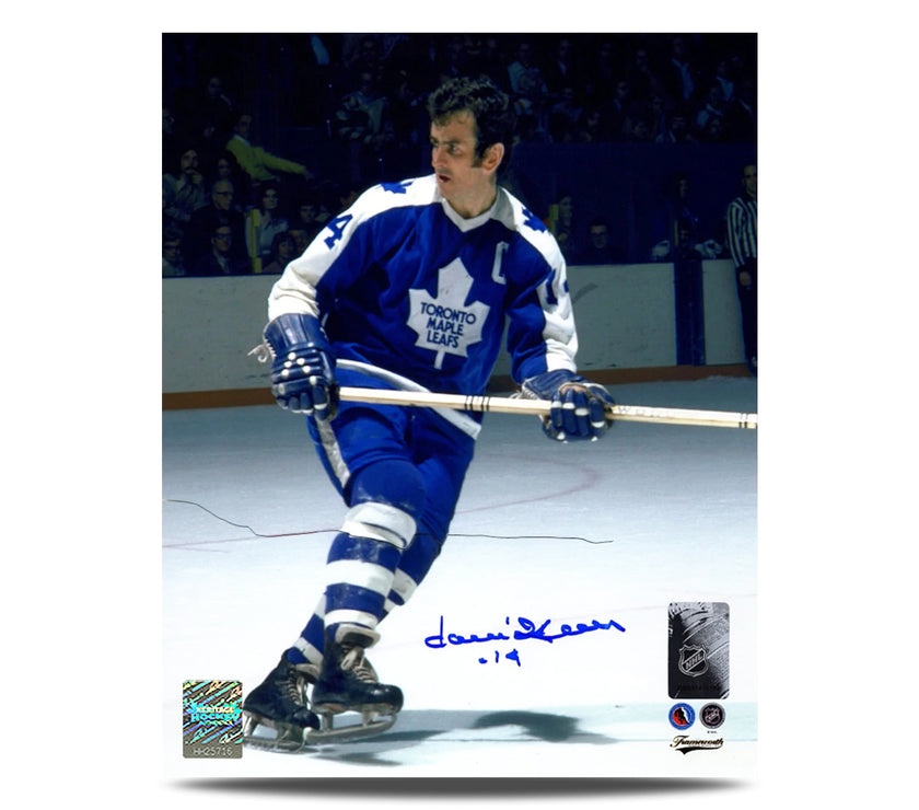 Dave Keon Signed Toronto Maple Leafs Focus 8X10 Photo