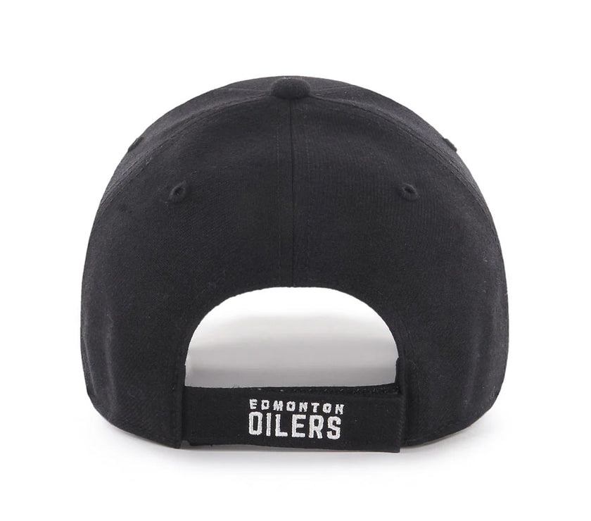 Edmonton Oilers NHL Basic 47 MVP Black & White Cap