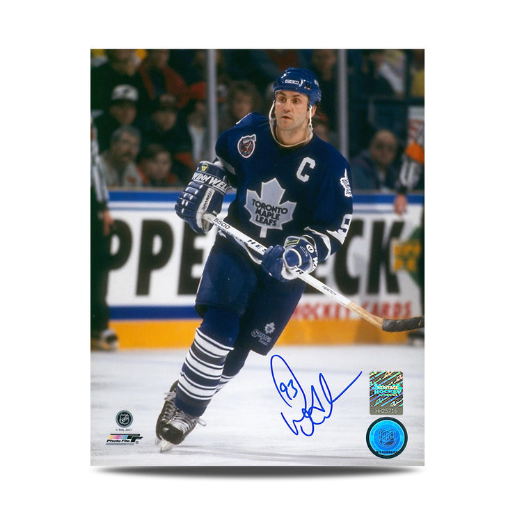 Doug Gilmour Signed Toronto Maple Leafs Captain 8X10 Photo
