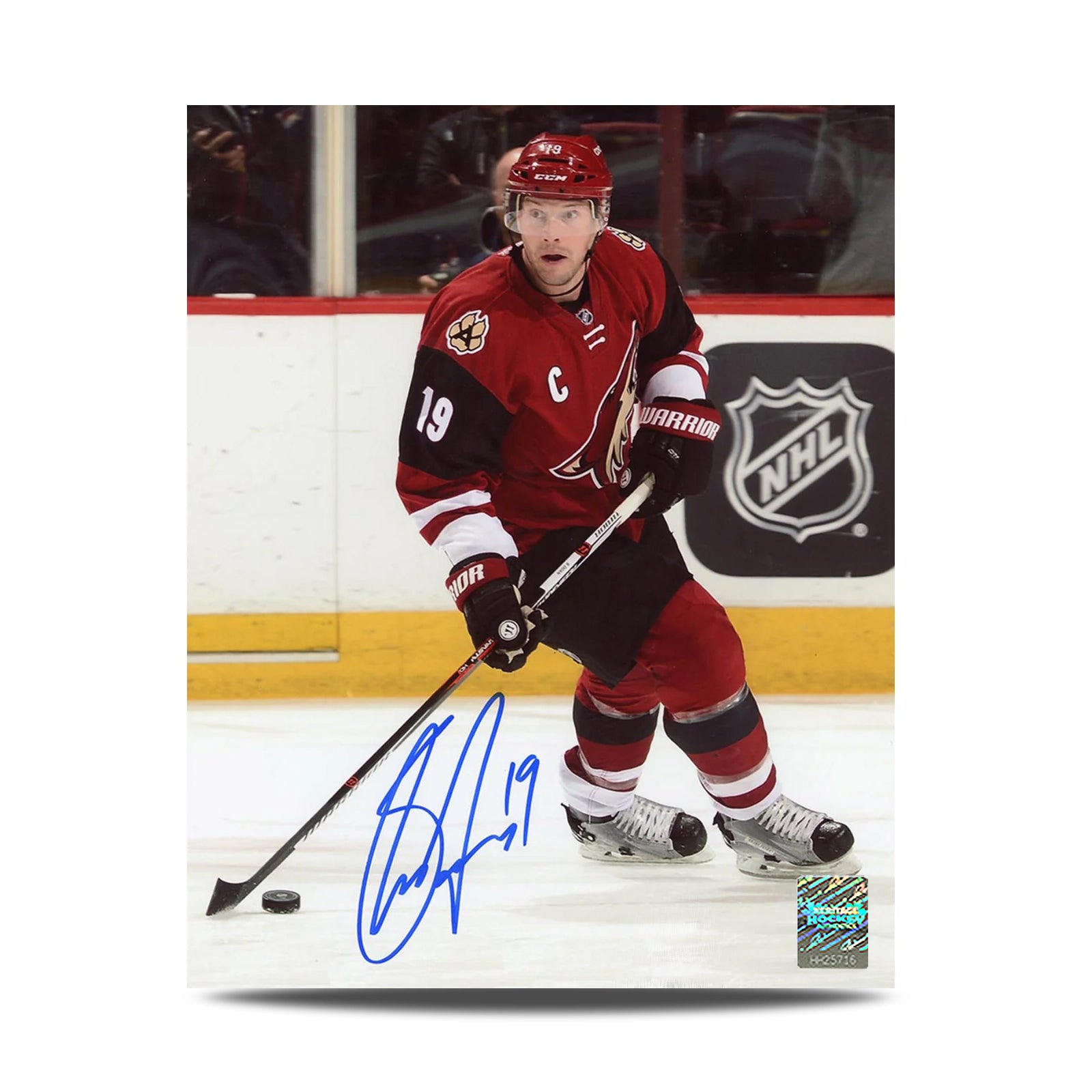 Shane Doan Signed Arizona Coyotes Hockey 8X10 Photo