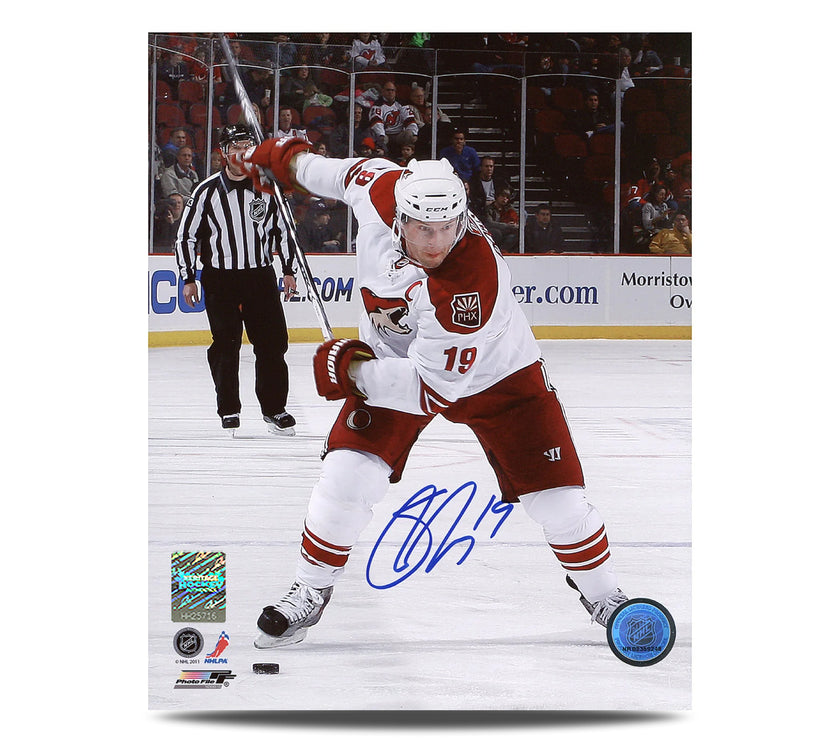 Shane Doan Signed Arizona Coyotes Slapshot 8X10 Photo