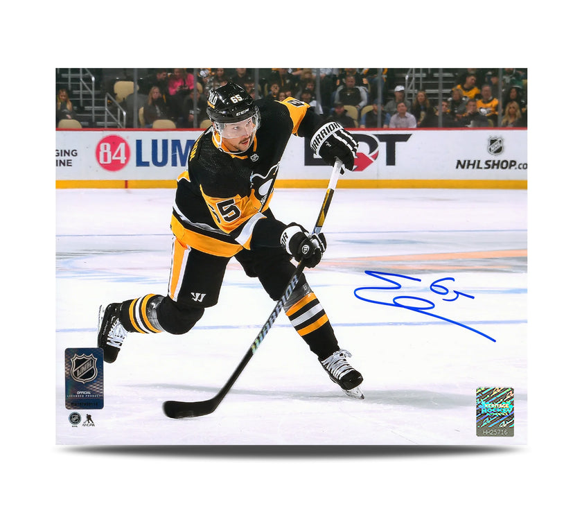 Erik Karlsson Signed Pittsburgh Penguins Slapshot 8X10 Photo