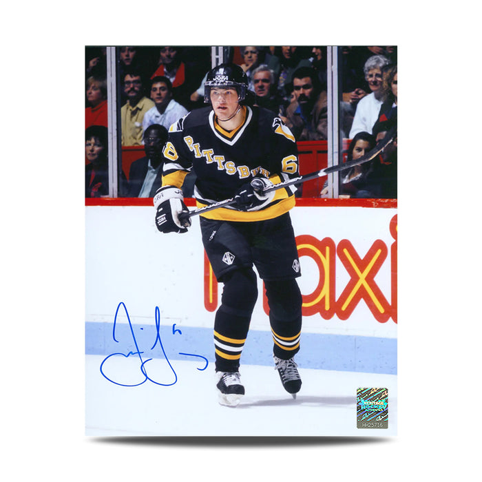 Jaromir Jagr Signed Pittsburgh Penguins Game Action 8X10 Photo