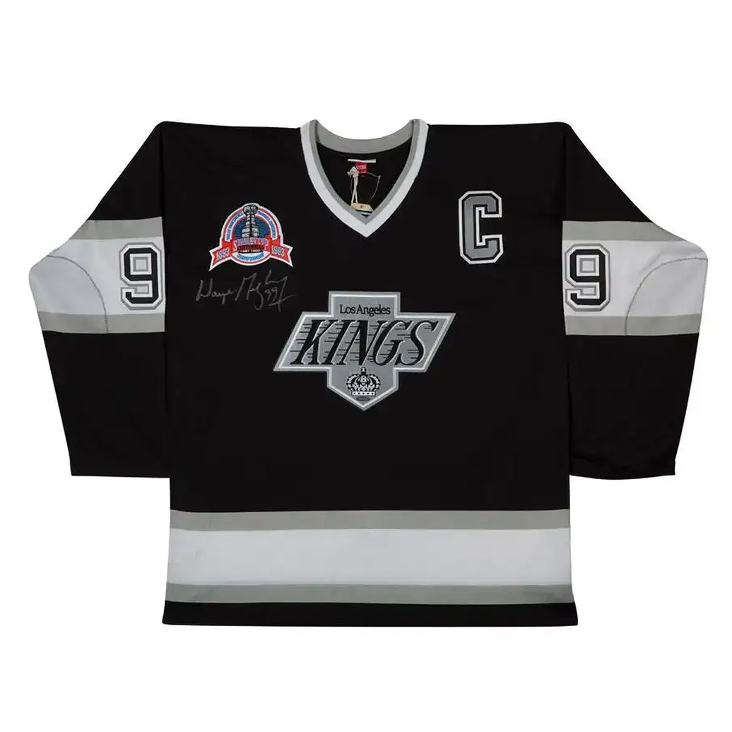 Wayne Gretzky Signed Los Angeles Kings Mitchell & Ness Authentic 1992-93 Black Jersey