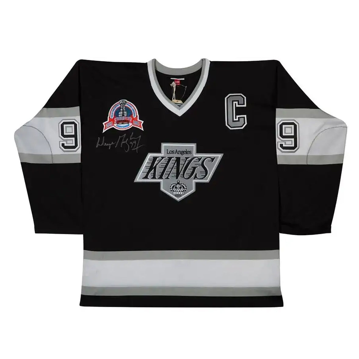 Wayne Gretzky Signed Los Angeles Kings Mitchell & Ness Authentic 1992-93 Black Jersey