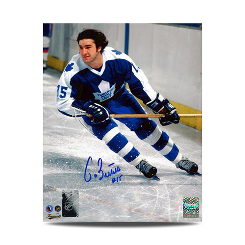 Pat Boutette Signed Toronto Maple Leafs 8X10 Photo