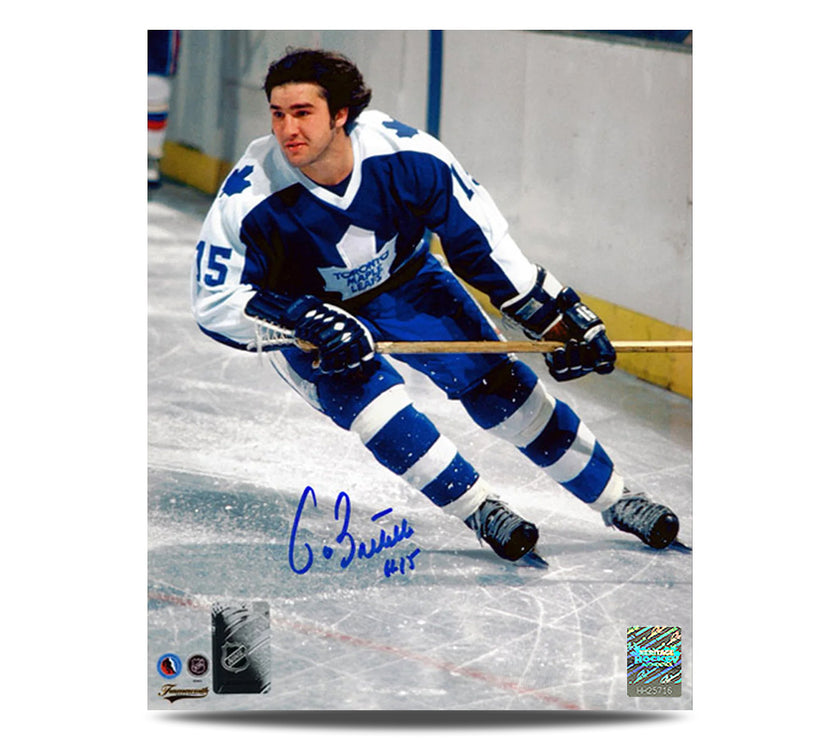 Pat Boutette Signed Toronto Maple Leafs 8X10 Photo