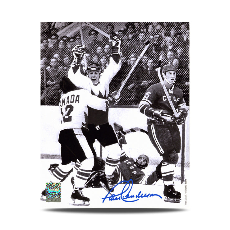 Paul Henderson Signed 1972 Summit Series Game 8 Winning Goal 11X14 Photo