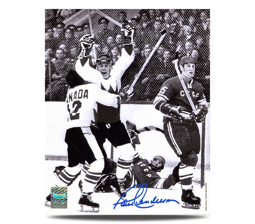 Paul Henderson Signed 1972 Summit Series Game 8 Winning Goal 16X20 Photo