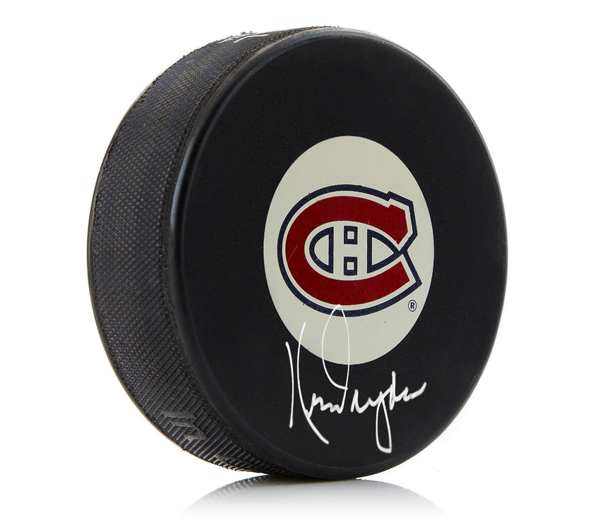 Ken Dryden Signed Montreal Canadiens Puck