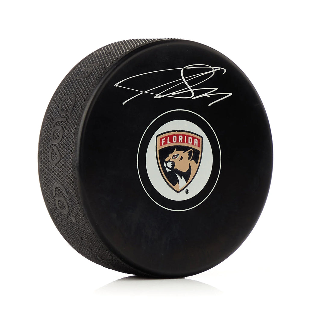 Sergei Bobrovsky Signed Florida Panthers Puck