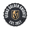 Vegas Golden Knights NHL Bottle Cap Wall Logo