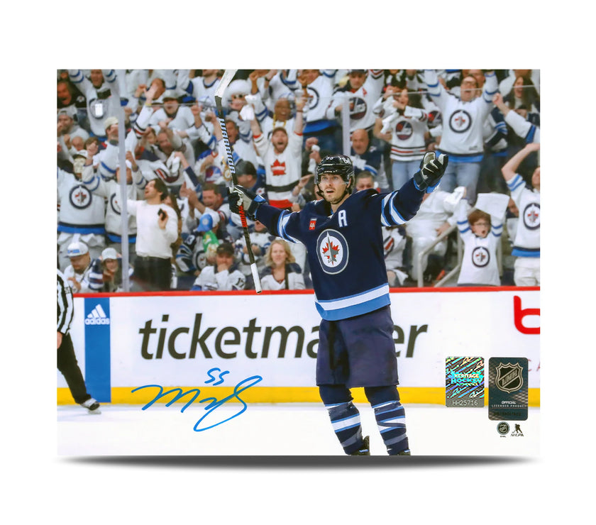 Mark Scheifele Signed Winnipeg Jets Playoff Whiteout 8X10 Photo