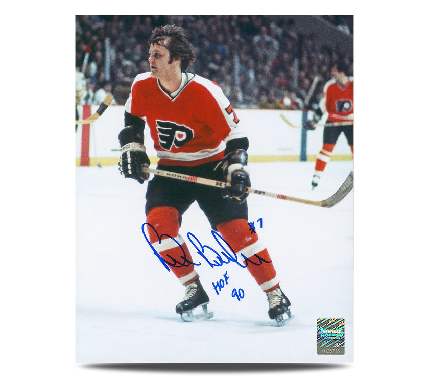 Bill Barber Signed Philadelphia Flyers Action 8X10 Photo with HOF Note