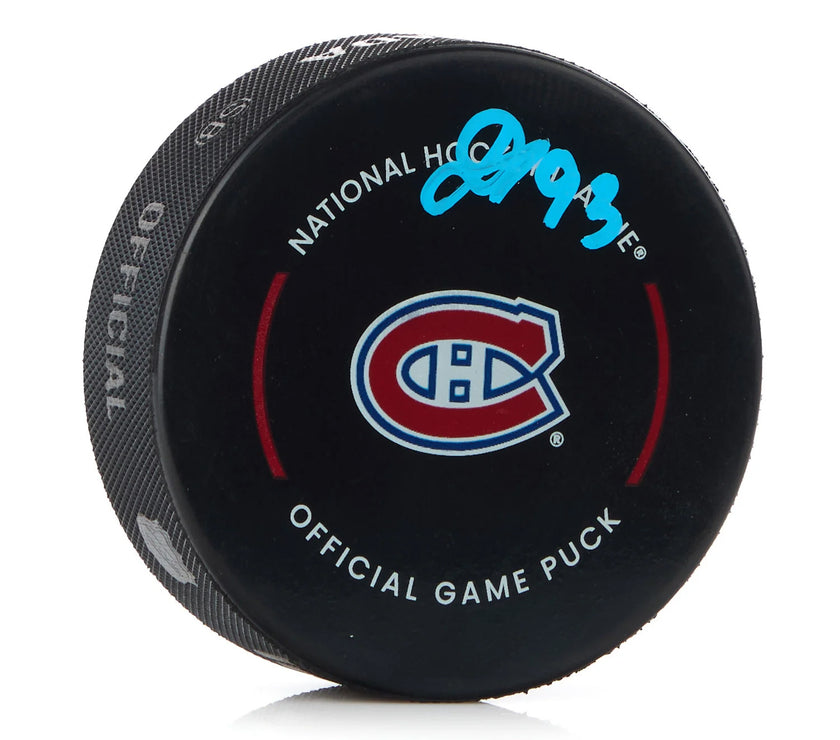 Ivan Demidov Signed Montreal Canadiens Official Game Puck