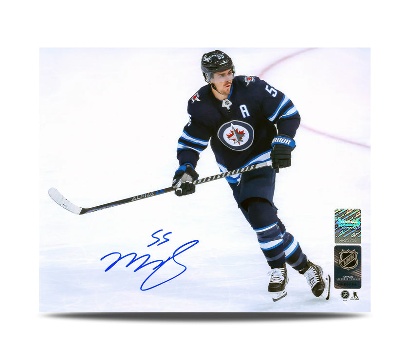 Mark Scheifele Signed Winnipeg Jets Showpiece 8X10 Photo