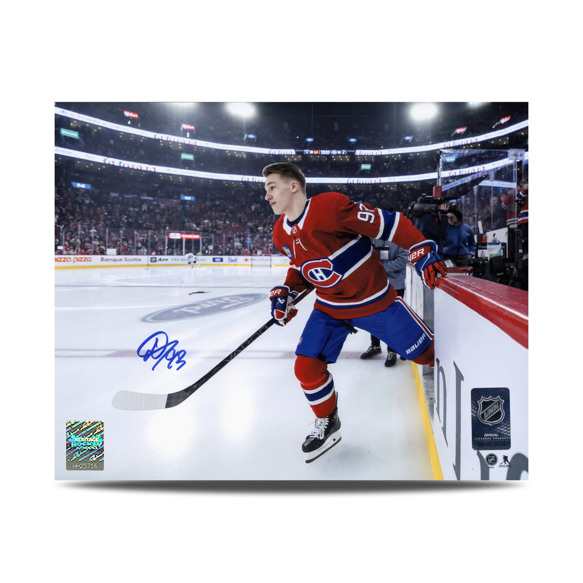 Ivan Demidov Signed Montreal Canadiens 1st NHL First Step 8X10 Photo