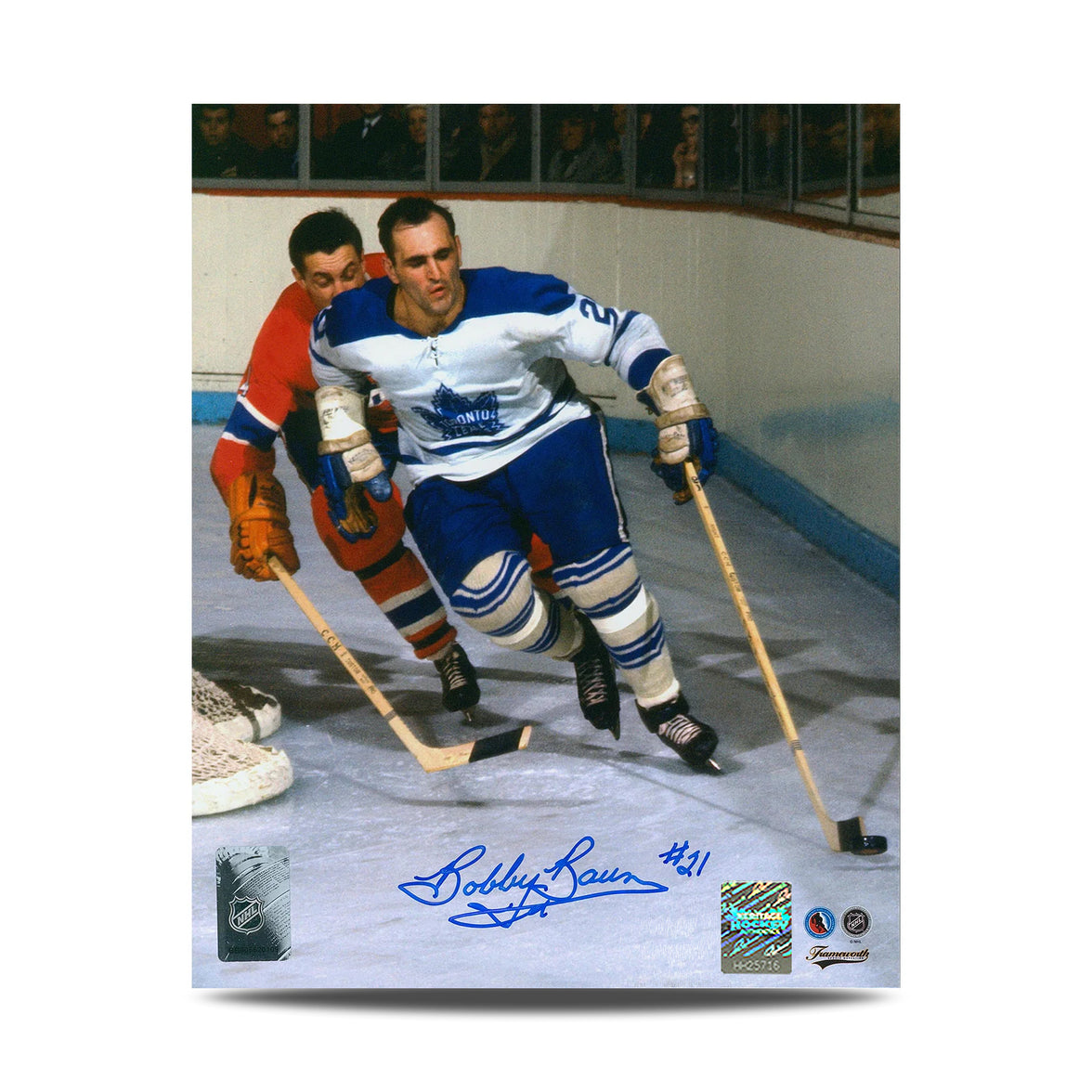 Bobby Baun Signed Toronto Maple Leafs 8X10 Photo