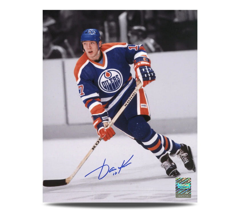 Jari Kurri Signed Edmonton Oilers Spotlight 8X10 Photo