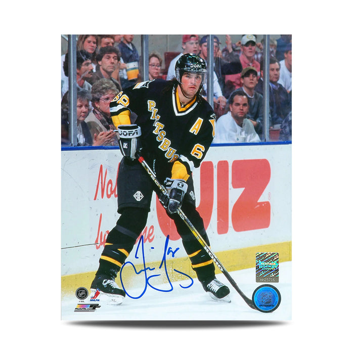 Jaromir Jagr Signed Pittsburgh Penguins Playmaker 8X10 Photo