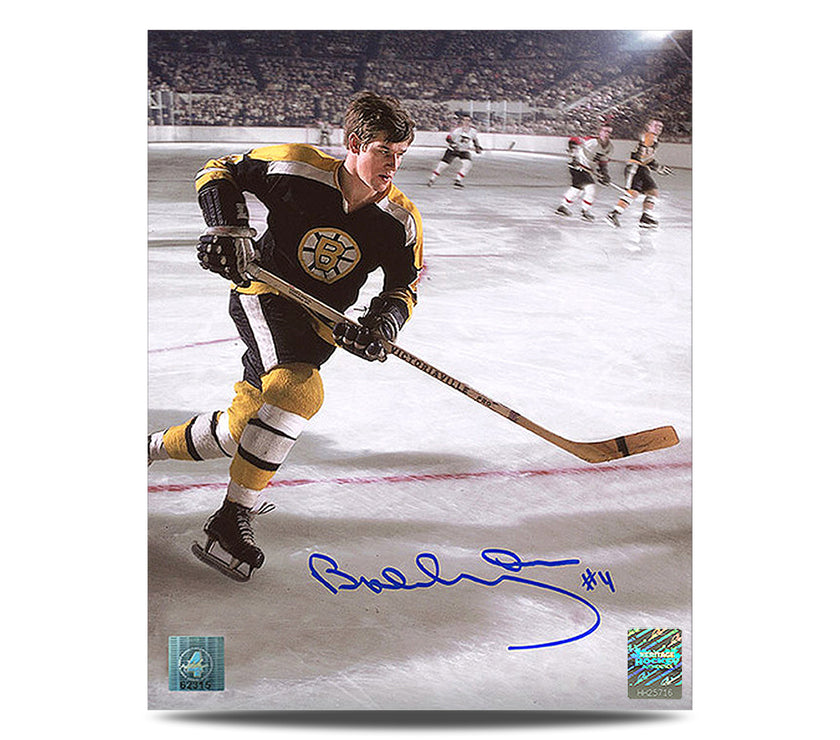 Bobby Orr Signed Boston Bruins Vintage Action 8X10 Photo