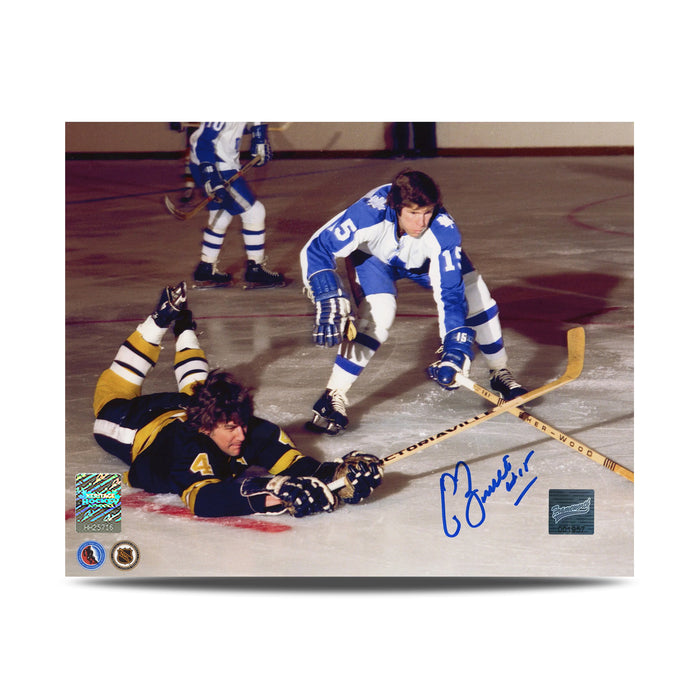 Pat Boutette Signed Toronto Maple Leafs 8X10 Photo